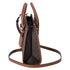 Michael Kors Mirella Small Top Zip Shopper Tote Crossbody Brown MK Signature — product view 4