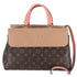 Louis Vuitton Monogram Canvas Venus Satchel Brown Crossbody Tan Pink M53540