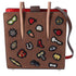 Christian Louboutin Nubuck Patch Small Eccusion Paloma Satchel Shoulder Bag