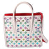 Christian Louboutin Loubinthesky Medium Paloma Satchel Canvas Spikes Ivory