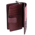Michael Kors Jet Set Medium Bifold Zip Coin Signature Wallet Oxblood Multi MK