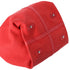 CHANEL Red Caviar Leather Camellia Drawstring Bag with Pouch