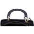 Christian Dior Lady Dior Medium Bag Handbag Black Blue Calf Skin