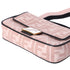 FENDI Mamma Baguette Zucca Pattern Handbag 8BR600 Pink Beige Black Jacquard