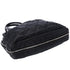 CHANEL Wild Stitch Expandable Frame Tote Bag Black Leather