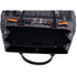Christian Dior Flight Handbag Dark Gray Orange Multi Denim Leather