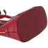 GUCCI Guccissima Micro GG Small Dome Handbag 449654 Red Leather