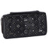 Christian Louboutin Panettone Wallet XL Clutch 1175110 Black Leather Beaded
