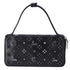 Christian Louboutin Panettone Wallet XL Clutch 1175110 Black Leather Beaded