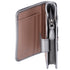 PRADA Bifold Wallet 1ML018 Silver Pink Bow Saffiano Leather