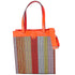 Christian Louboutin Louis Tote 1225327 Red Navy Multi Straw Leather Rubber