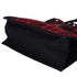 SAINT LAURENT PARIS NS Rive Gauche Tote Bag 632539 Black Red Wool