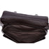 BOTTEGA VENETA Intrecciato Business Bag Dark Brown Leather
