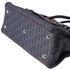 Christian Dior Flight Trotter Handbag Navy Black Orange Denim Leather