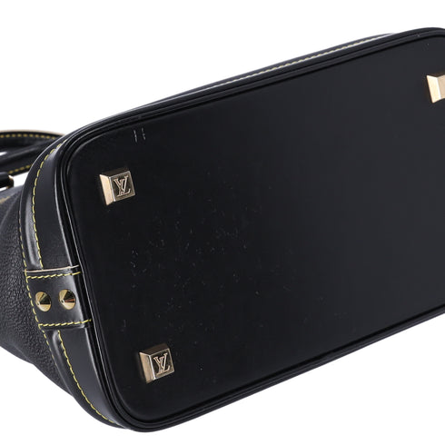 Louis Vuitton Lockit PM Handbag M91888 Black Lambskin Leather