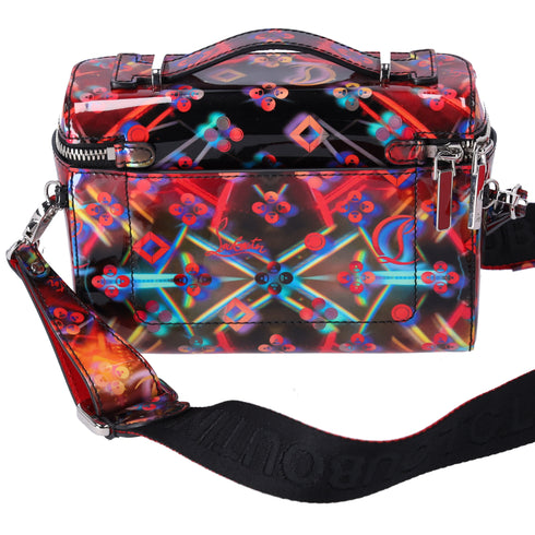 Christian Louboutin Kipi Patent Leather Messenger Bag Multi