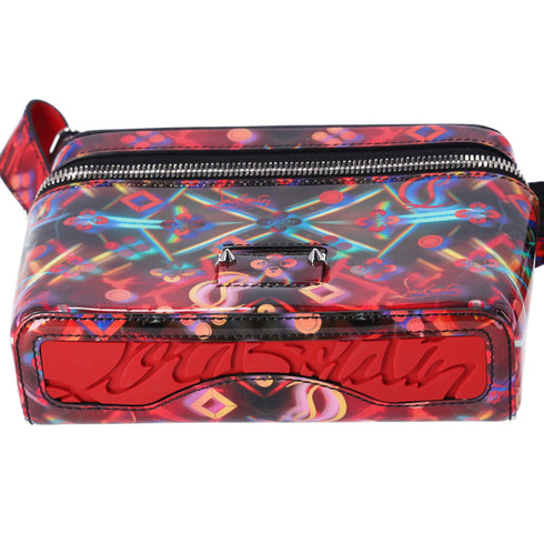 Christian Louboutin Kipi Patent Leather Messenger Bag Multi
