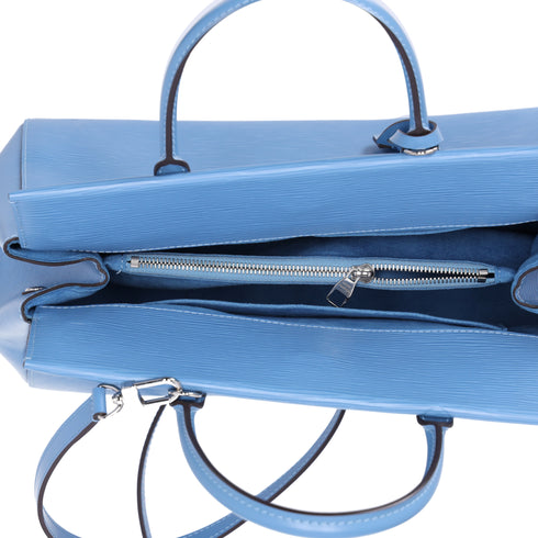 Louis Vuitton Marly MM Epi Handbag M94661 Bleuet Epi Leather Light Blue