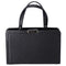 CHANEL Large Label Click Shopper Tote Black Stitched Grained Calfskin