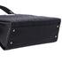CHANEL Large Label Click Shopper Tote Black Stitched Grained Calfskin