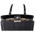 CHANEL Large Label Click Shopper Tote Black Stitched Grained Calfskin