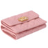 CHANEL Le Boy Matelasse Trifold Wallet A84432 Light Pink Calfskin