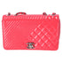CHANEL Matelasse Coco Boy Shoulder Bag A92797 Pink Patent Leather
