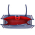 Christian Louboutin Nastrolbi Tote Bag Blue Red White Leather
