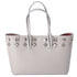 Christian Louboutin Cabata Small Tote Bag Light Gray Leather Rubber