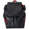 Christian Louboutin Explorafunk Backpack Black Red Leather Studded