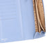 CHANEL Long Bifold Wallet Light Blue Leather Logo