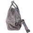 Christian Louboutin Mary Jane Large Handbag Gray Khaki Suede Leather