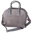 Christian Louboutin Mary Jane Large Handbag Gray Khaki Suede Leather