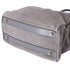 Christian Louboutin Mary Jane Large Handbag Gray Khaki Suede Leather