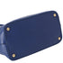 PRADA Logo Tote Bag BN2729 Blue Saffiano Cuir Leather