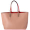 Christian Louboutin Cabata Large Tote Bag Tan Red Leather Rubber