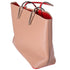 Christian Louboutin Cabata Large Tote Bag Tan Red Leather Rubber