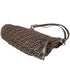 FENDI Zucca Shoulder Bag 8BR652 Beige Light Brown Gold Jacquard Leather