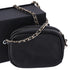 Chanel Quilted Lambskin Small Casual Trip Camera Bag Crossbody Black