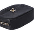 Chanel Quilted Lambskin Small Casual Trip Camera Bag Crossbody Black