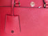 Tory Burch Robinson Small Double-Zip Satchel Bag Poppy Orange Red