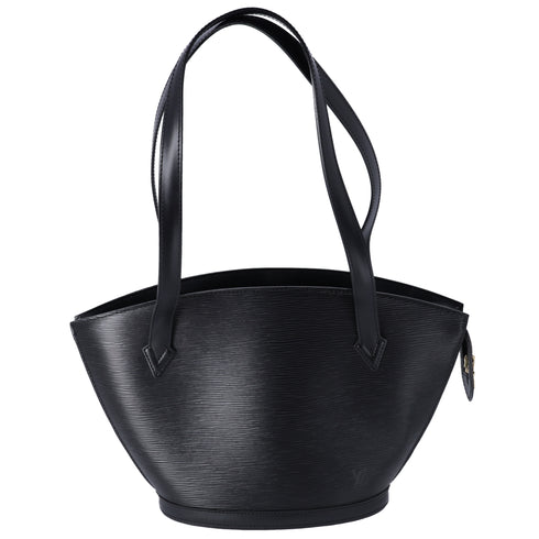 Louis Vuitton Saint Jacques Epi Handbag M52272 Noir Black Leather