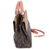 Louis Vuitton Monogram Canvas Venus Satchel Brown Crossbody Tan Pink M53540
