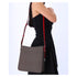 Michael Kors Jet Set Travel Large Messenger Bag Crossbody Brown MK Bright Red