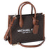 Michael Kors Mirella Small Top Zip Shopper Tote Crossbody Brown MK Signature — product view 6