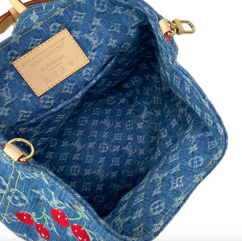 Louis Vuitton x Takashi Murakami Cherry Venice NM Backpack Denim Monogram