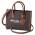 Michael Kors Mirella Small Top Zip Shopper Tote Crossbody Brown MK Signature — product view 7