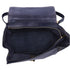 Celine Trapeze Medium Handbag Light Brown Dark Navy Leather Suede