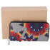 Christian Louboutin Panettone Long Wallet Gray Red Multi Leather Beaded Christian Louboutin Wallets
