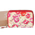 Christian Louboutin Spiked Coin Case Light Yellow Red Multi Patent Leather Christian Louboutin Wallets